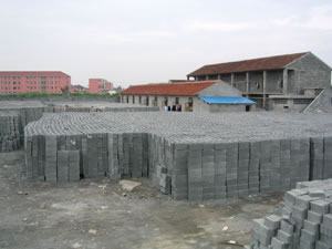 Bloc creux en béton