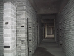 Bloc creux en béton