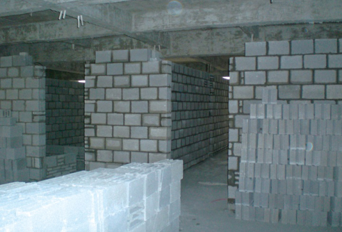 Bloc creux en béton